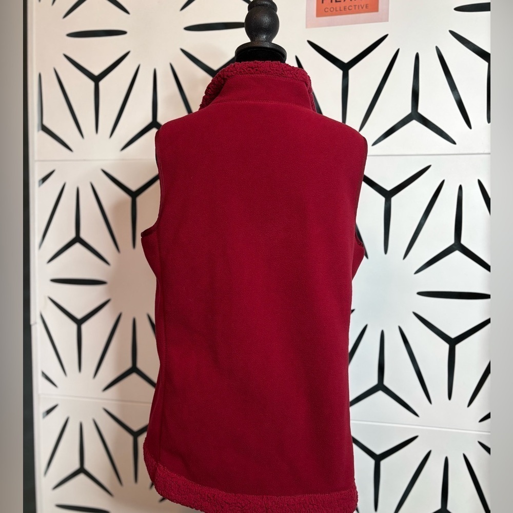 Republic Industry Cozy Deep Red Reversible Vest Size L - Picture 12 of 16